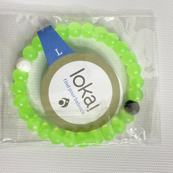 Lokai Bracelet Neon Green New Sealed NWT - Picture 4 of 5